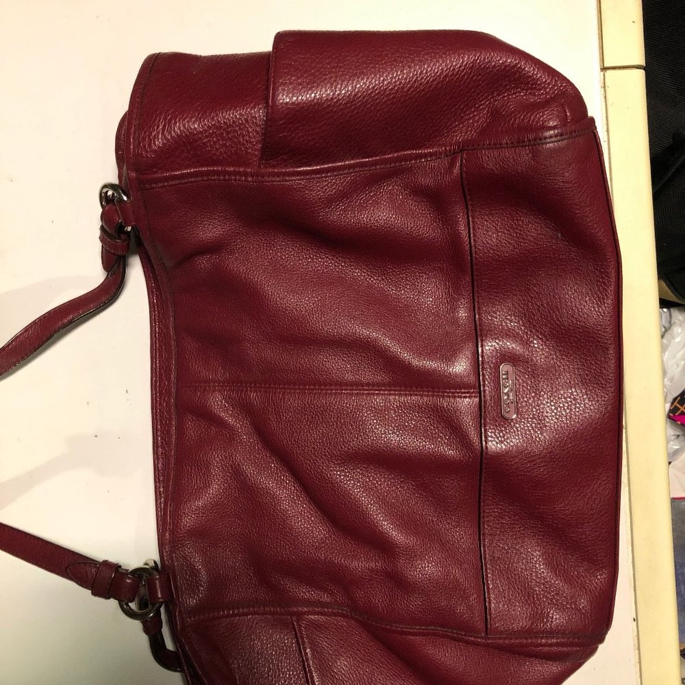 Red Coach Purse